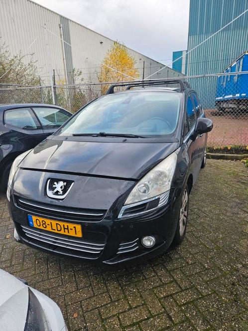 Peugeot 5008 1.6 THP 7PL 2010 Zwart MOTORSCHADE, Auto's, Peugeot, Particulier, Benzine, C, MPV, Handgeschakeld, Origineel Nederlands