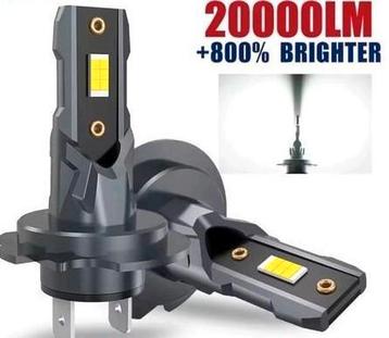 H7 topkwaliteit led lampen alu. 1 op 1 formaat als halogeen  beschikbaar voor biedingen
