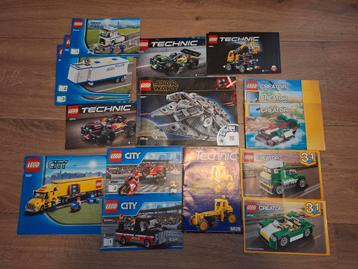 Diverse Lego instructieboekjes beschikbaar voor biedingen