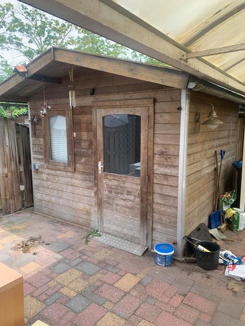 Gratis tuinhuis – zelf demonteren en meenemen, Tuin en Terras, Tuinhuizen, Zo goed als nieuw, Hout, 250 tot 500 cm, 200 tot 400 cm