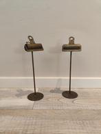 Twee staande fotohouders met knijper – Nieuw, Ophalen, Minder dan 50 cm, Metaal of Aluminium, Nieuw