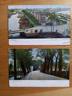 2 oude ansichten van Rotterdam, Ophalen of Verzenden, Voor 1920, Gelopen, Zuid-Holland