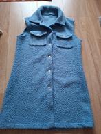 Prachtig lichtblauw lang vest/bodywarmer draagmaat 38!, Kleding | Dames, Maat 38/40 (M), Blauw, Ophalen of Verzenden, Zo goed als nieuw