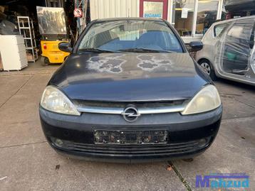 OPEL CORSA C zwart onderdelen DEMONTAGE 2000-2005 beschikbaar voor biedingen