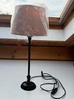 Mooie schemerlamp met nieuw kapje erop, Huis en Inrichting, Ophalen of Verzenden, Zo goed als nieuw