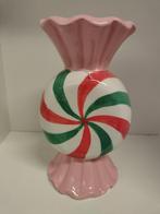 Aardewerk vaas candy - snoepje - snoep - bonbon - kerst, Overige kleuren, Nieuw, Ophalen of Verzenden, Kwastjeoverkastje@gmail.com