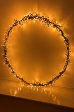 Luxe Kerstkrans met verlichting Warm Goud Licht, Ophalen of Verzenden, Nieuw