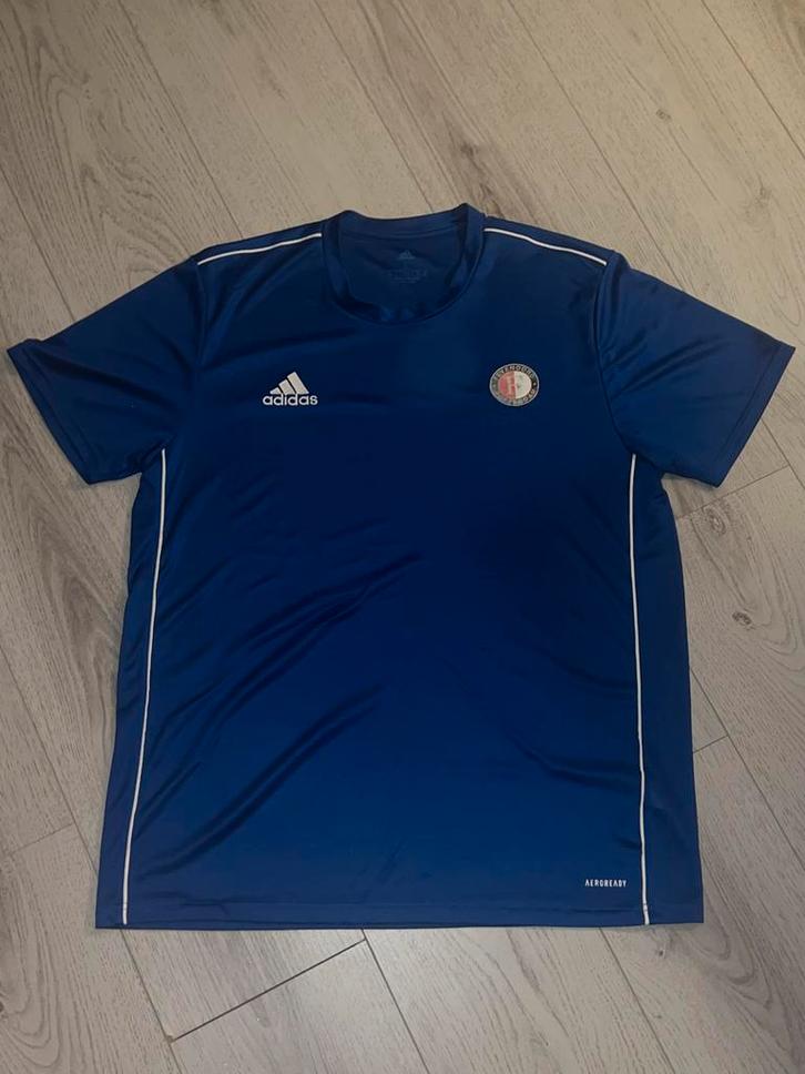 Feyenoord Shirt Maat L - Exclusief!, Kleding | Heren, T-shirts, Zo goed als nieuw, Maat 52/54 (L), Blauw, Verzenden