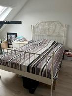Tweepersoons bed IKEA, Huis en Inrichting, Slaapkamer | Bedden, Ophalen, Gebruikt, Wit, Tweepersoons