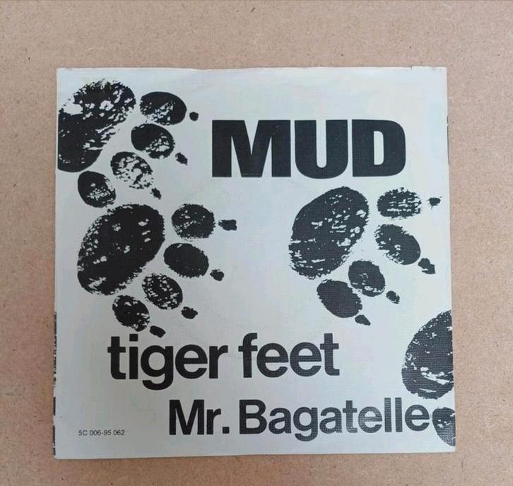 Mud - Tigerfeet, Cd's en Dvd's, Vinyl Singles, Gebruikt, Single, Pop, 7 inch, Ophalen of Verzenden