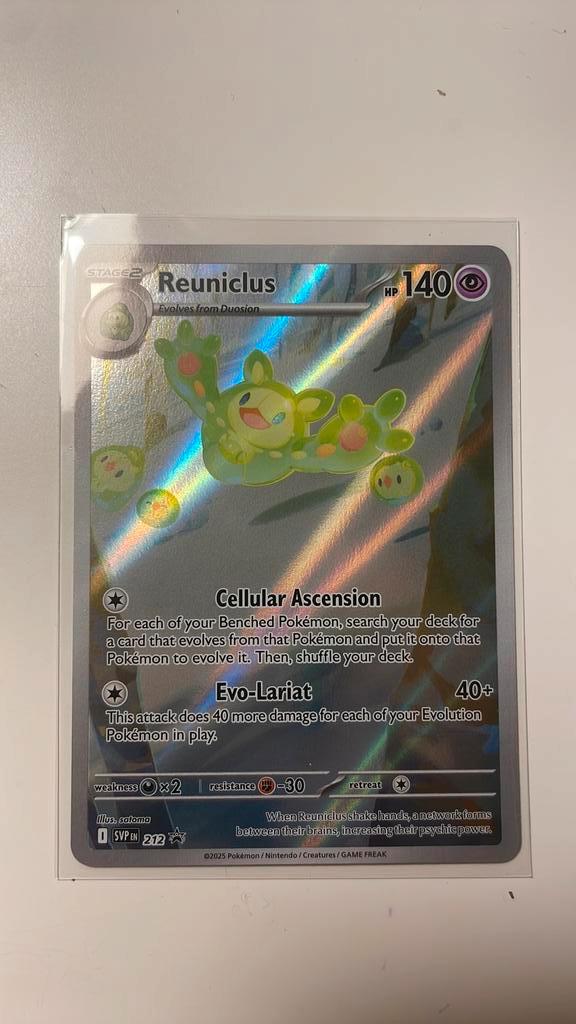 Reuniclus SVP 212, Hobby en Vrije tijd, Verzamelkaartspellen | Pokémon, Nieuw, Losse kaart, Foil, Ophalen of Verzenden