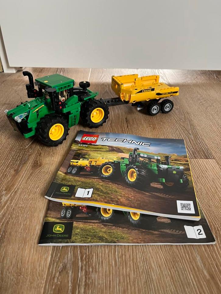 Lego Technic 42136 John Deere Tractor, Kinderen en Baby's, Speelgoed | Duplo en Lego, Zo goed als nieuw, Lego, Complete set, Ophalen of Verzenden
