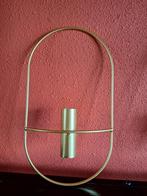 2 Wand Vaasjes - Gouden Accent, Ophalen, Zo goed als nieuw, Metaal, 25 tot 50 cm