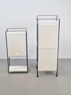 Set 2 vintage Songa wire rek wit modular wandmeubel '90 ikea, Huis en Inrichting, Kasten | Wandmeubels, N, Met deur(en), 100 tot 150 cm