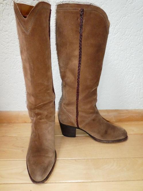 Sendra boots maat 40 western suède cognackleur leren bies, Kleding | Dames, Schoenen, Gedragen, Hoge laarzen, Bruin, Verzenden