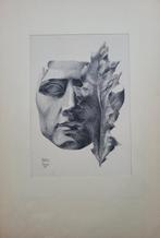 Zwartwit tekening van RJA Waterreus Den Haag., Antiek en Kunst, Kunst | Tekeningen en Foto's, Ophalen