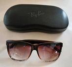 Ray-Ban zonnebril incl hoes, Gebruikt, Zonnebril, Bruin, Ophalen of Verzenden