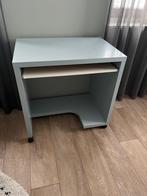 IKEA Bureau - Lichtblauw - Compact & Mobiel, Ophalen, Kunststof, Gebruikt, 70 tot 120 cm