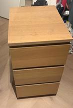 Ikea Malm ladekast 3 lades smal, Huis en Inrichting, Kasten | Ladekasten, Ophalen, Overige materialen, Minder dan 50 cm, Gebruikt