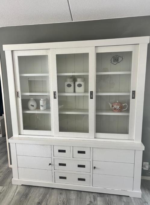 Buffetkast, wit, Henders en Hazel, Huis en Inrichting, Kasten | Buffetkasten, Gebruikt, 200 cm of meer, 150 tot 200 cm, 25 tot 50 cm