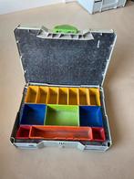 Festool Sys 1 box met gekleuurde bakjes, Ophalen of Verzenden, Gevuld, Gebruikt