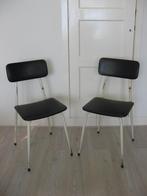 Industriële BRABANTIA keukenstoel - Vintage jaren 60-70, Ophalen, Gebruikt, Twee, Zwart