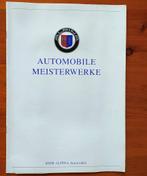 Alpina Automobile Meisterwerke 1996 Brochure Folder zeldzaam, Overige merken, Ophalen of Verzenden, Zo goed als nieuw