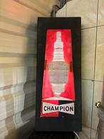 Vintage Champion Bougie Lichtbak / Reclamebord, Antiek en Kunst, Antiek | Emaille, Ophalen
