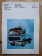Mercedes Zware Bakwagen Brochure 1983 - 1625 t/m 1938, Ophalen, Mercedes, Zo goed als nieuw, Mercedes-Benz