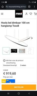 TossB HOOLA designlamp 100 en 60 cm, Ophalen, Zo goed als nieuw, 75 cm of meer