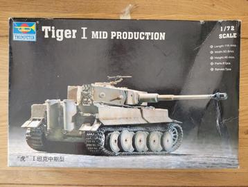 1:72 1/72 Trumpeter Tiger I Mid Production beschikbaar voor biedingen