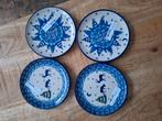 Bordjes 12 cm Bunzlau Castle Pools keramiek-nieuw, Keramiek, Nieuw, Ophalen of Verzenden, Bord(en)