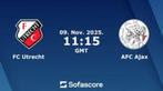 FC Utrecht - Ajax. Zondag 9 november. 2 tickets. 2 voor € 60, Tickets en Kaartjes, Losse kaart, Twee personen, November