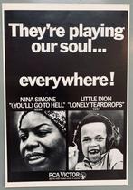 NINA SIMONE & LITTLE DION vintage 1967 Advertentie RCA SOUL, Cd's en Dvd's, Vinyl | R&B en Soul, 1960 tot 1980, Soul of Nu Soul