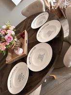 Set van 4 Borden met Recepten van Riviera Maison, Ophalen of Verzenden, Zo goed als nieuw, Bord(en), Overige stijlen