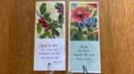2 boekenleggers:psalm 96:2 en jes.15:6 .Voorhoeve- Den Haag, Ophalen of Verzenden, Gebruikt, Overige typen