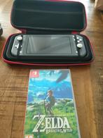 Switch Lite Incl Zelda, Ophalen of Verzenden, Grijs, Zo goed als nieuw