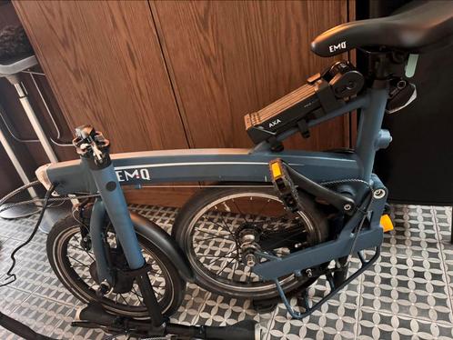 EMQ elektrische vouwfiets, Fietsen en Brommers, Elektrische fietsen, Gebruikt, Overige merken, Minder dan 47 cm, 50 km per accu of meer