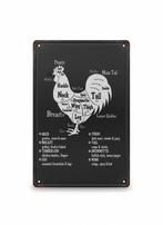 Metalen bord BBQ Chicken, Ophalen of Verzenden, Nieuw