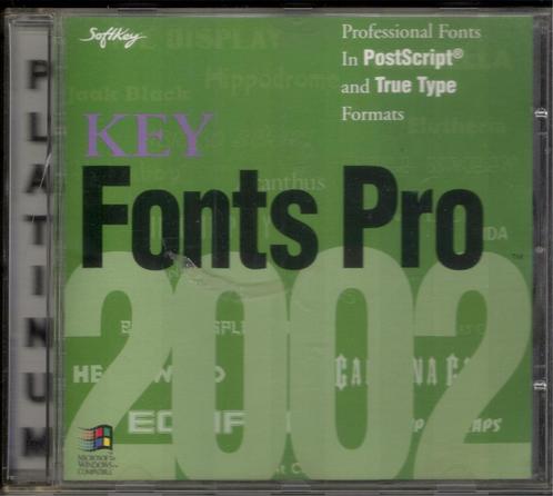 Fonts Pro 2002, Computers en Software, Office-software, Gebruikt, Windows, Verzenden