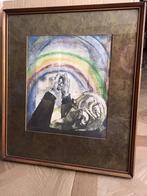 Jan Toorop,het gebed 1927 Toorop,vorst en tas Amsterdam, Antiek en Kunst, Kunst | Schilderijen | Klassiek, Ophalen of Verzenden