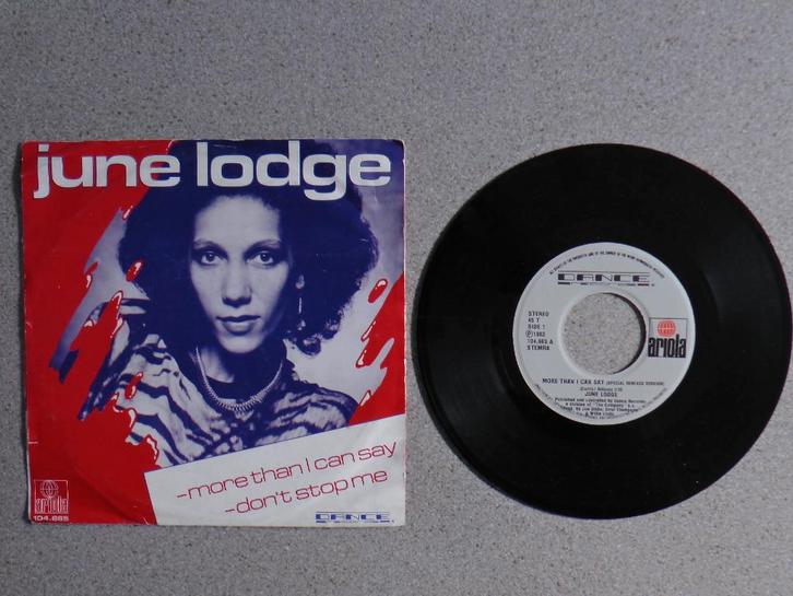 June Lodge - More than I can say VINYL SINGLE, Cd's en Dvd's, Vinyl Singles, Gebruikt, Single, Pop, 7 inch, Ophalen of Verzenden