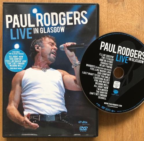 PAUL RODGERS - Live in Glasgow (DVD), Cd's en Dvd's, Dvd's | Muziek en Concerten, Zo goed als nieuw, Muziek en Concerten, Vanaf 16 jaar