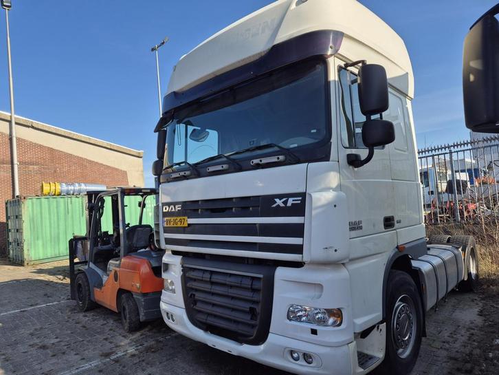 DAF FT XF 105 410 SSC euro5 2x tank mooie nl truck super spa, Auto's, Vrachtwagens, Bedrijf, Te koop, Achteruitrijcamera, Cruise Control