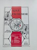 AJAX - Excelsior Seizoen 1982-1983 no 13 Programmablad, Verzenden, Ajax