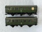 2x Fleischmann 5091 2e klas DB rijtuigen 3-as, Gebruikt, Gelijkstroom, Fleischmann, Wagon