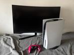 Ps5+27 inch monitor and controller, Ophalen, Zo goed als nieuw, Playstation 5