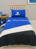 2-persoond dekbedovrtrek blauw Playstation banner NIEUW!, Blauw, Dekbedovertrek, Nieuw, Ophalen of Verzenden