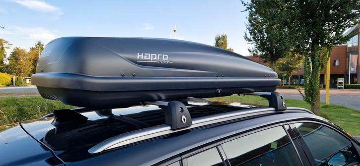 TE HUUR Hapro Traxer 6.6 410L, Auto diversen, Dakkoffers, Gebruikt, Ophalen