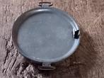 Antiek tin warmhoudbord, Ophalen of Verzenden